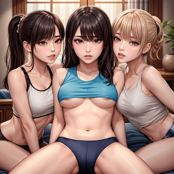 Sultry Sisters: A Steamy Hentai Scene