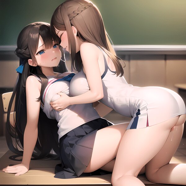 Blue-Eyed Twins Unleashed: A Naughty Playground Adventure